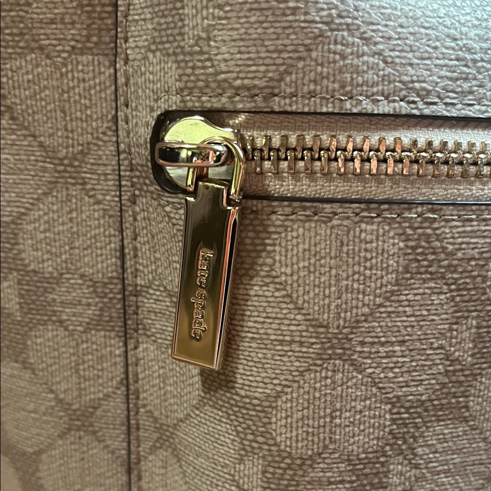 Kate Spade Cream Patterned Backpack - Picture 5 of 8